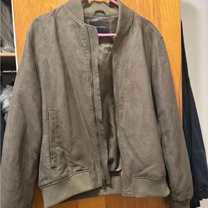 Banana Republic Olive Bomber Jacket